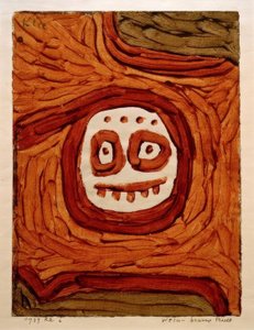 Weissbraune Maskesi by Paul Klee